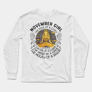 november girl Long Sleeve T-Shirt